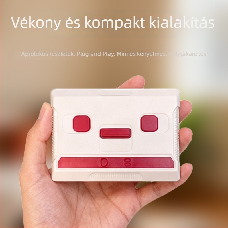 J60 játékkonzol, 16GB memória, 720p felbontás, két játékos, 2025-ös megjelenés