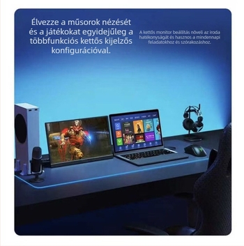 TV-s játékkonzol két játékos számára, vezeték nélküli, HDMI, 1080p, 16GB memória, PC operációs rendszer