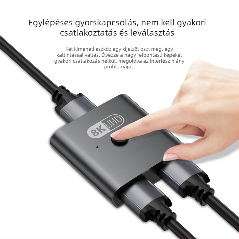GT-WAN HDMI kapcsoló GT-WAN001 – kétirányú HDMI kapcsoló, osztó; modell gt-wan001; Windows 7 támogatás