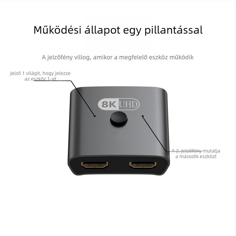 GT-WAN HDMI kapcsoló GT-WAN001 – kétirányú HDMI kapcsoló, osztó; modell gt-wan001; Windows 7 támogatás