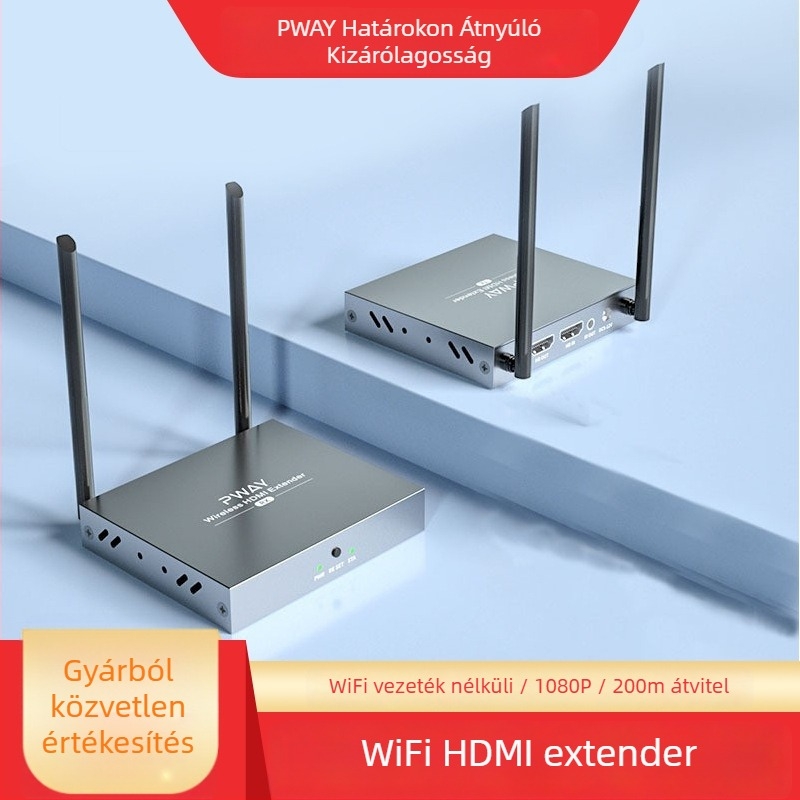 DT237W HDMI vezeték nélküli extender – vállalati szint, 1080p, akár 100 m nyílt átviteli táv, több interfész, energia-gazdálkodás