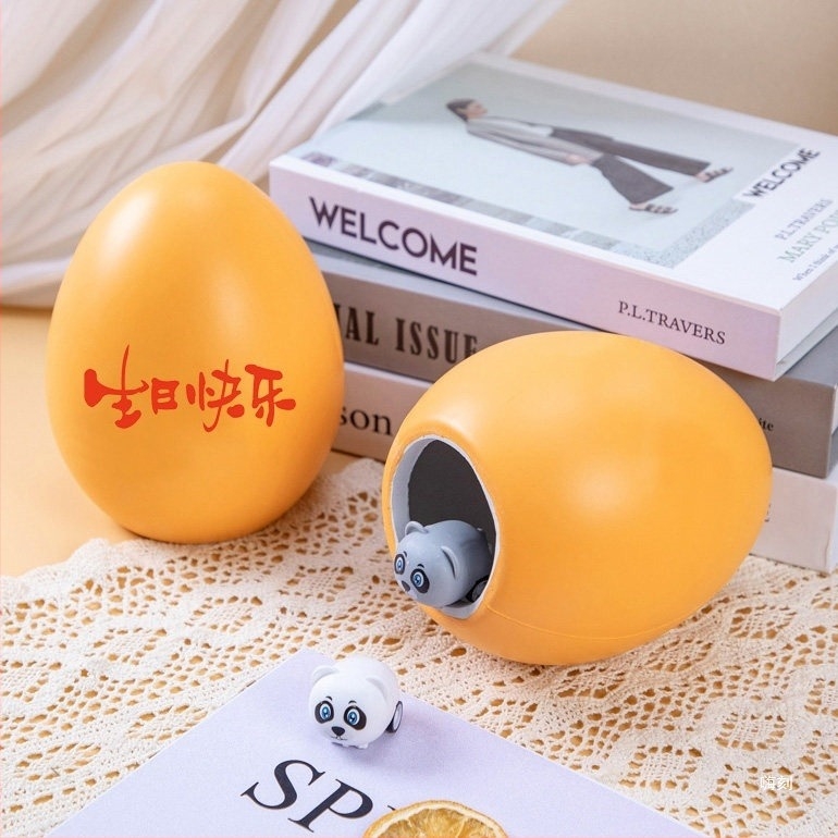 Arany születésnapi tojás rozsdamentes acélból – Japán/Koreai stílus, ajándék dobozos csomagolás, termékkód 1010816039