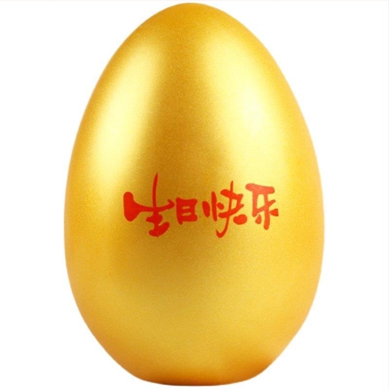 Arany születésnapi tojás rozsdamentes acélból – Japán/Koreai stílus, ajándék dobozos csomagolás, termékkód 1010816039