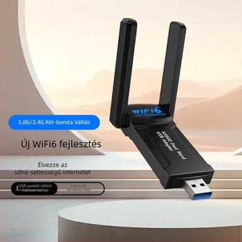 ATX-900 USB Wi-Fi adapter, kétsávos 2.4-5 GHz, 1200 Mbps, 802.11ac/b/g/n