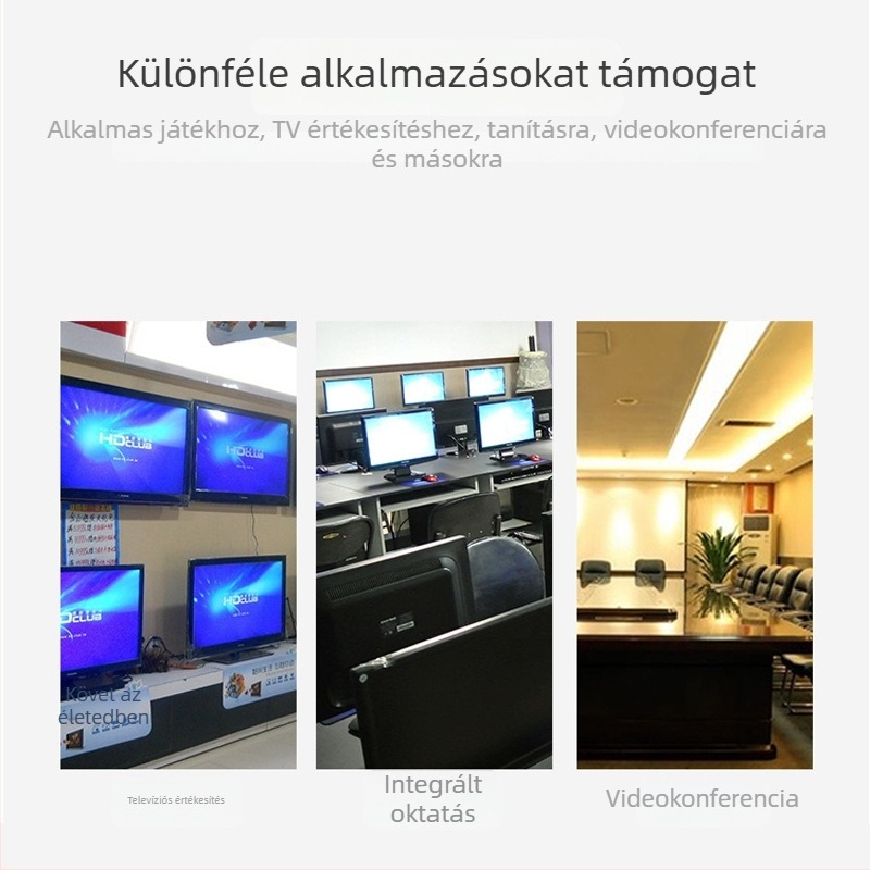 Jinghua HDMI osztó F210 1x2 kapcsoló, 1080P