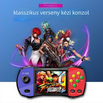 Versenyszerű kézi játékkonzol RPG játékokkal, 16 bites OS, 256 MB memória, USB interfész, TV csatlakozás