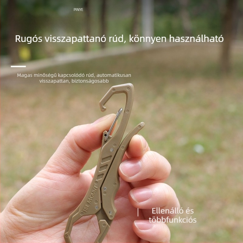 Pin Ye rugalmas kemping kötél kampókkal — sátorvonalakhoz, ruhaszárításhoz és kerékpárhoz