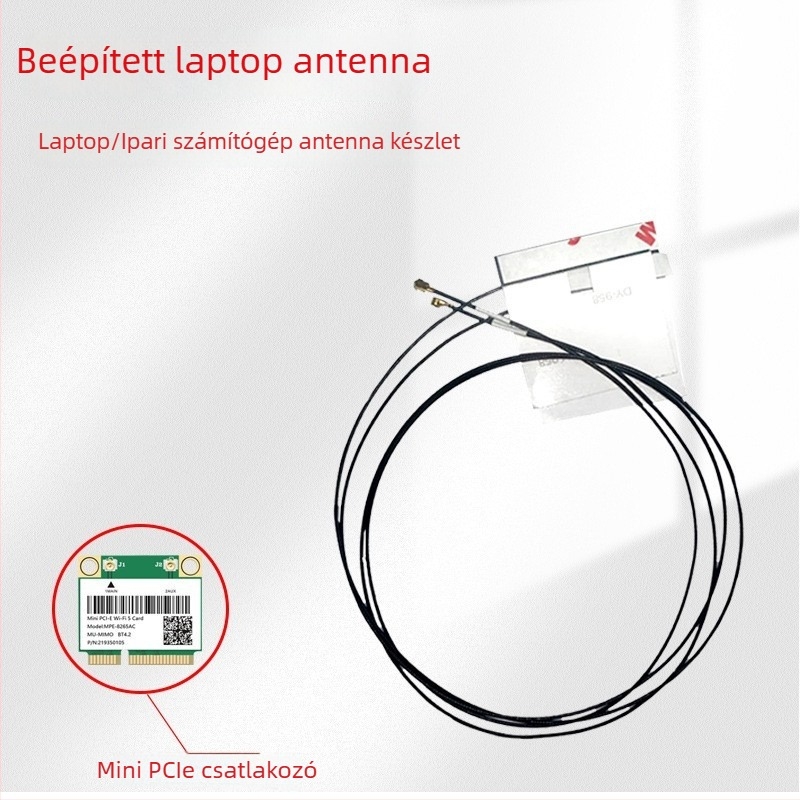 AC8265 két-sávos Mini PCIe vezeték nélküli kártya 1200 Mbps (802.11ac)