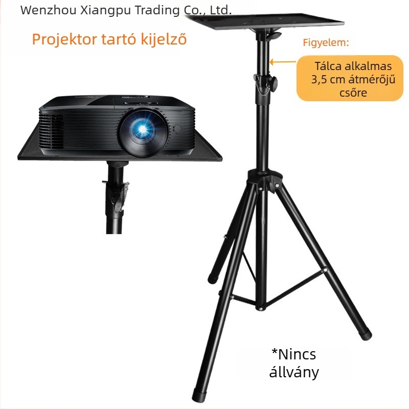 Xiangpu Projektor- és hangszóró tartó tálca — Modell fém tálca, tripodhoz való szerelés