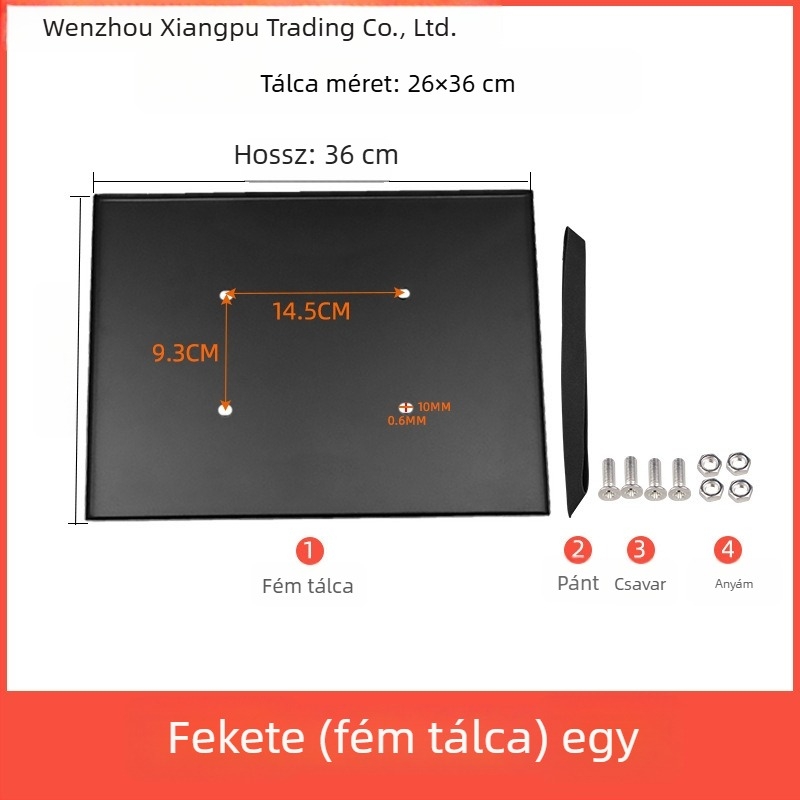 Xiangpu Projektor- és hangszóró tartó tálca — Modell fém tálca, tripodhoz való szerelés