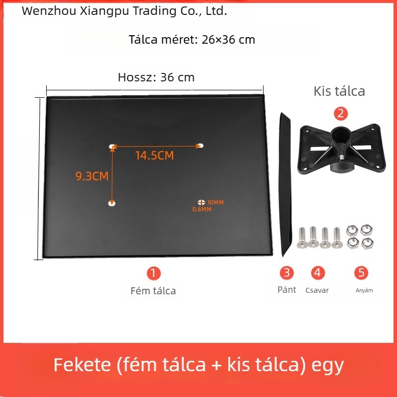 Xiangpu Projektor- és hangszóró tartó tálca — Modell fém tálca, tripodhoz való szerelés