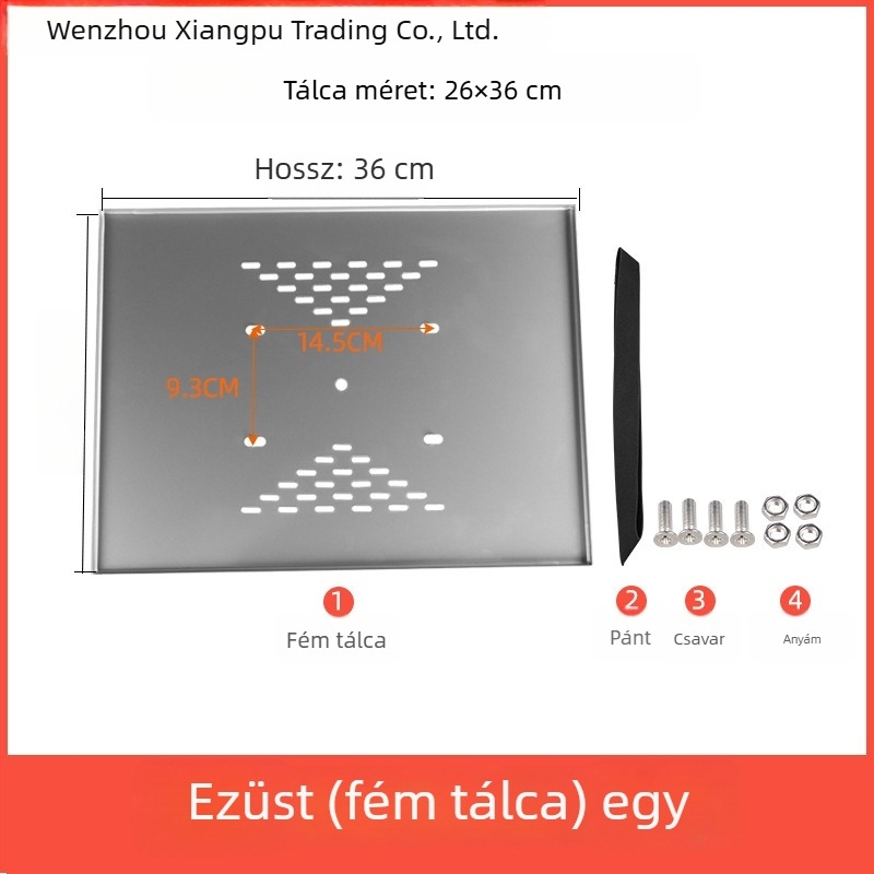 Xiangpu Projektor- és hangszóró tartó tálca — Modell fém tálca, tripodhoz való szerelés