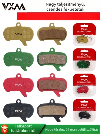 Vxm hegymászó kerékpár négydugós hidraulikus tárcsafék fékbetét – fém/gyanta/kerámia