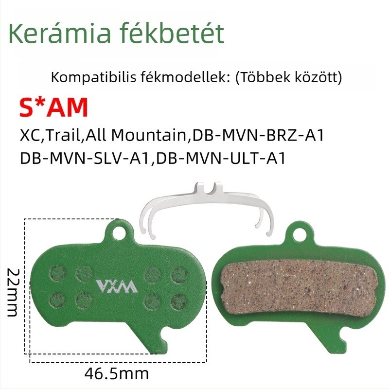 Vxm hegymászó kerékpár négydugós hidraulikus tárcsafék fékbetét – fém/gyanta/kerámia