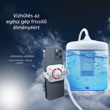 L032 Vízhűtéses okostelefon hűtő radiátor hátlapi klipekkel — PC ház, tápegység-kompatibilis