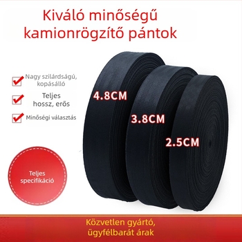 Poliészter rögzítő hevederek, 3T, szélesség 2.5/3.8/4.8 cm, modell 6-58