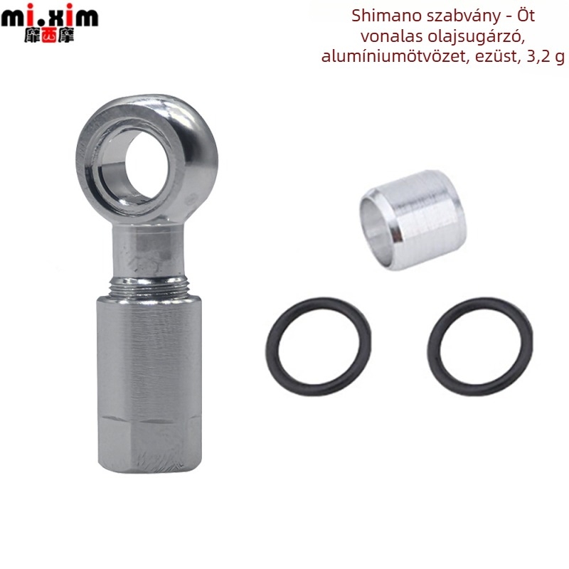 Olajtű Shimano SLX/XT/XTR tárcsafékhez – olív fej és tömlőcsatlakozó