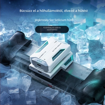 X5lite gamepadhez készült mobiltelefon-hűtő, halk félvezető-hűtés, USB-C interfész, vezeték nélküli kapcsolat, modell X5lite zero joint
