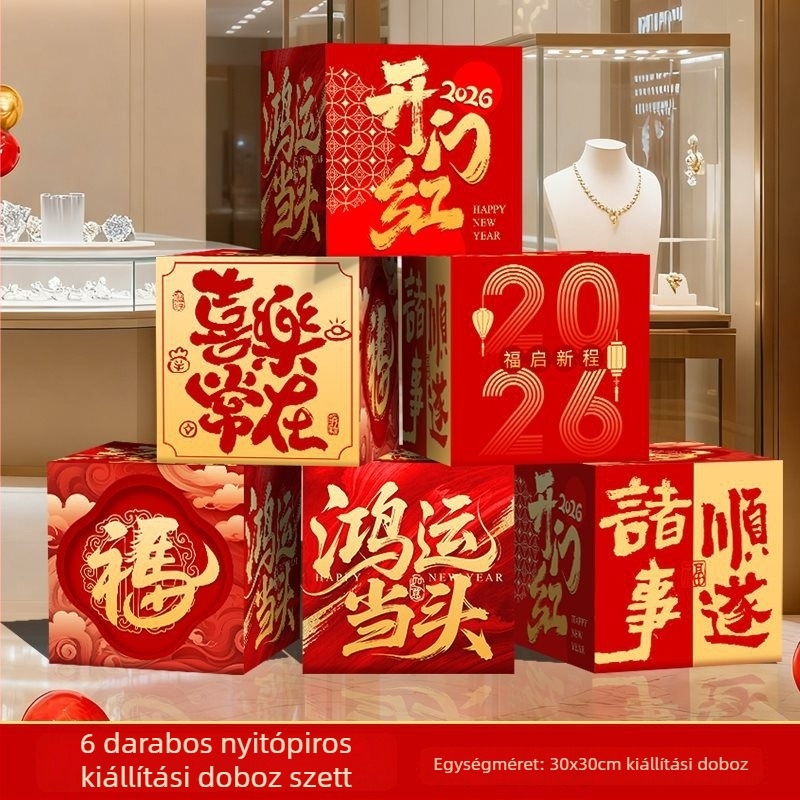 Irodai dekorációhoz rekvizit — animált stílus, papír anyag, check-in doboz rekvizit