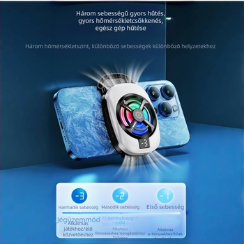 TL16 telefonhűtő klipsz - ultra-csendes, 15W, ABS, Type-C, 60g