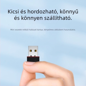 RTL8188EU USB vezeték nélküli hálózati adapter, mini asztali méretben, 150 Mbps, Wi-Fi 4