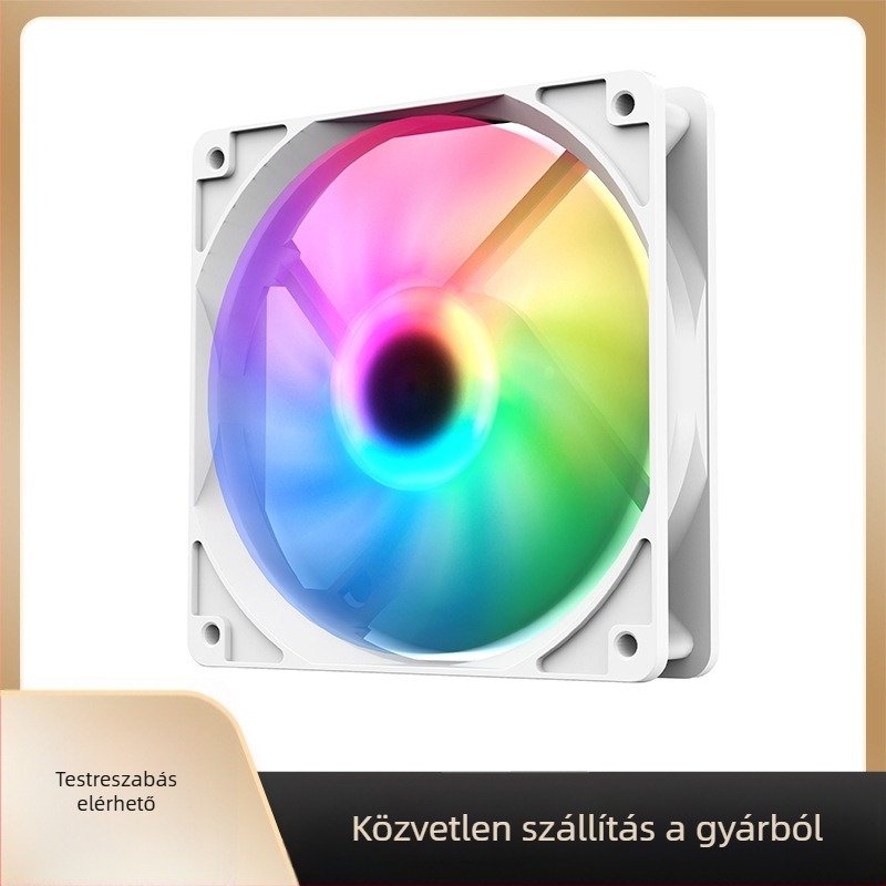 Nine-tailed Fox hűtőventilátor asztali számítógép-házhoz, hidraulikus csapágy, 1000 RPM, 23 dB, ABS