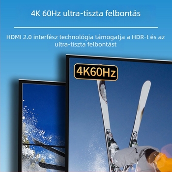 Unnlink HDMI mátrix kapcsoló/elosztó 2x2 audió elosztóval, modell 1330, 4K-támogatás