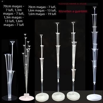 Lufi dekorációs állvány bulikhoz — PVC anyag, Nem importált, IP tanúsítvány hiányzik, Sporteseményekhez alkalmas