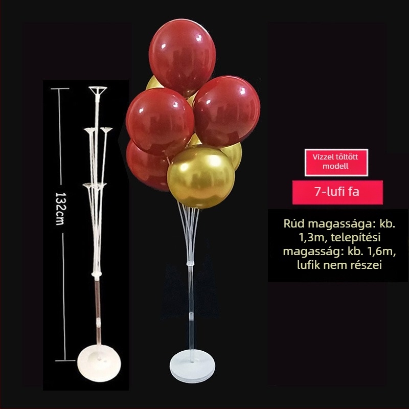 Lufi dekorációs állvány bulikhoz — PVC anyag, Nem importált, IP tanúsítvány hiányzik, Sporteseményekhez alkalmas