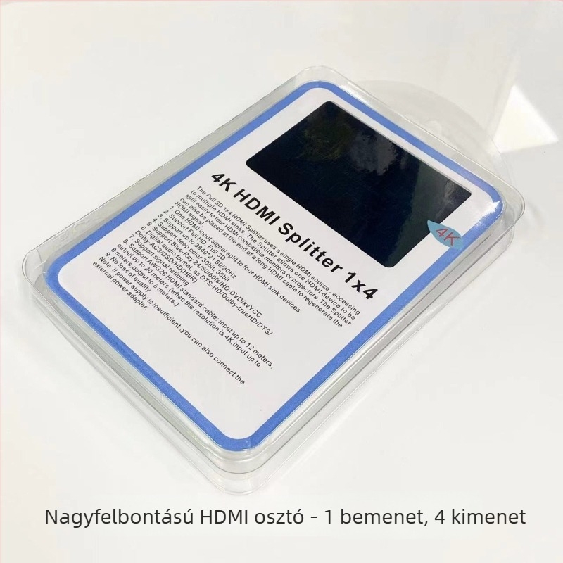 HDMI 1x4 elosztó 4K30 támogatással, távoli ébresztés és energiaellátás-kezelés