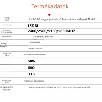 Chenyuxin két-sávos omnidirekcionális asztali antenna WIFI6E AX200 eszközökhöz, jelerősség-növelő