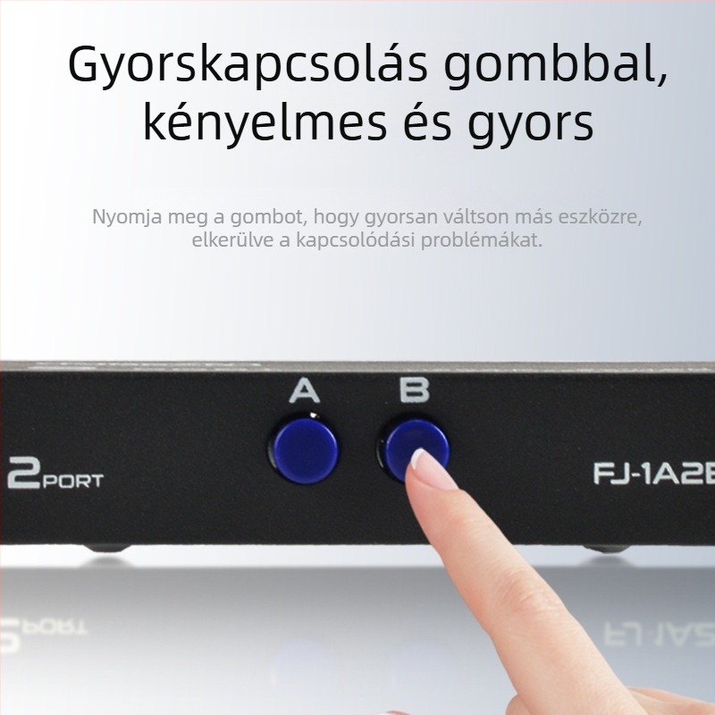 US-1A4B USB nyomtató megosztó kapcsoló, Windows 7 kompatibilis