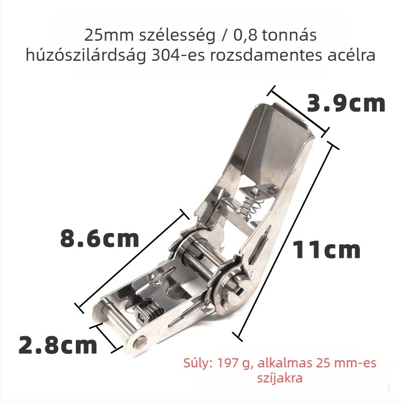 Hong Aotai Rozsdamentes acél ratchet feszítő textil hevederekhez és kötelekhez