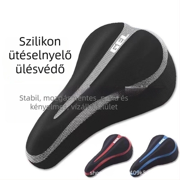 Kerékpárnyeregfedél - szilikon hab, megvastagodott, puha és kényelmes, rugalmas illeszkedés; márka Jimeida, hegyi kerékpárokhoz kompatibilis, testreszabható