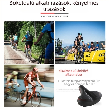 Kerékpárnyereg JANQI ANQI AQ-8031 gömb alakú párna, magas sűrűségű hab, gömbölyű kialakítás, testreszabható feldolgozás