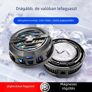 Mágneses hátsó klipsz telefonhoz – hűtő radiátor, modell F27, 15W, Type-C, ABS