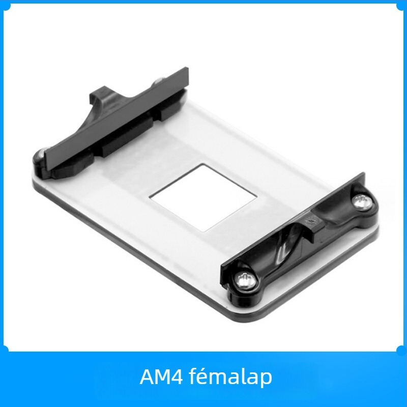 AM4 fém hűtőbázis-záró, AMD AM4 kompatibilis, modell AM4 base buckle, anyag vas