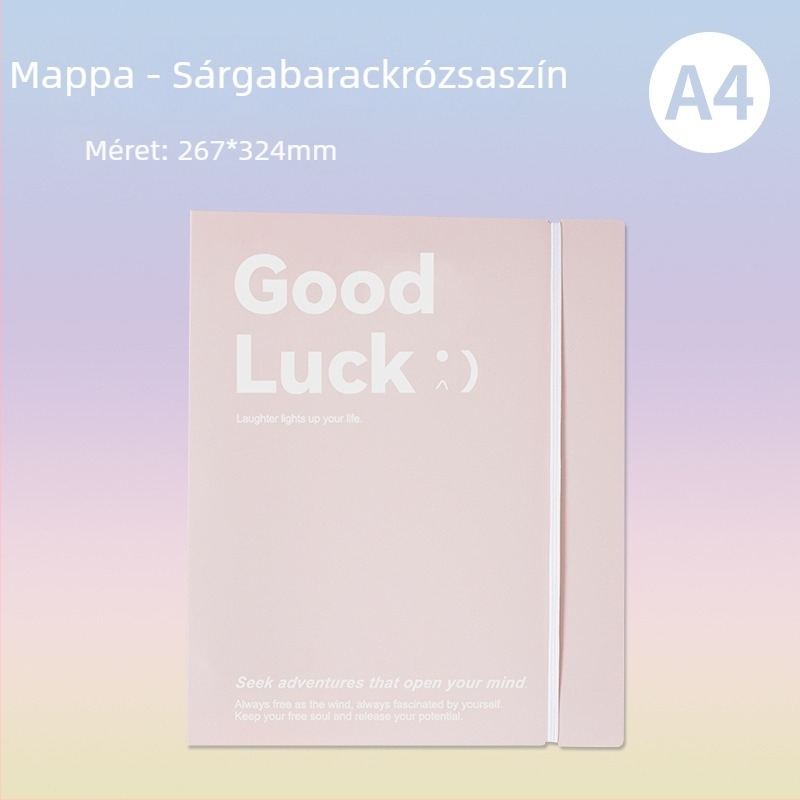 Áttetsző betétoldalak lazító mappához, modell BF01-145, PP anyag, 70-es vastagság, logónyomás elérhető, testreszabás elérhető
