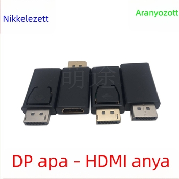 DisplayPort–HDMI adapter, HDMI női csatlakozó, 4K felbontás
