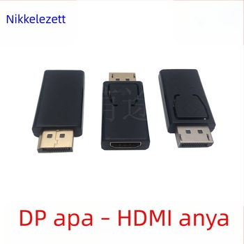 DisplayPort–HDMI adapter, HDMI női csatlakozó, 4K felbontás