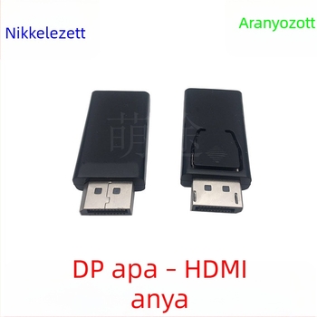 DisplayPort–HDMI adapter, HDMI női csatlakozó, 4K felbontás