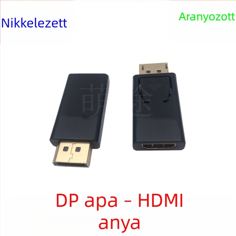 DisplayPort–HDMI adapter, HDMI női csatlakozó, 4K felbontás