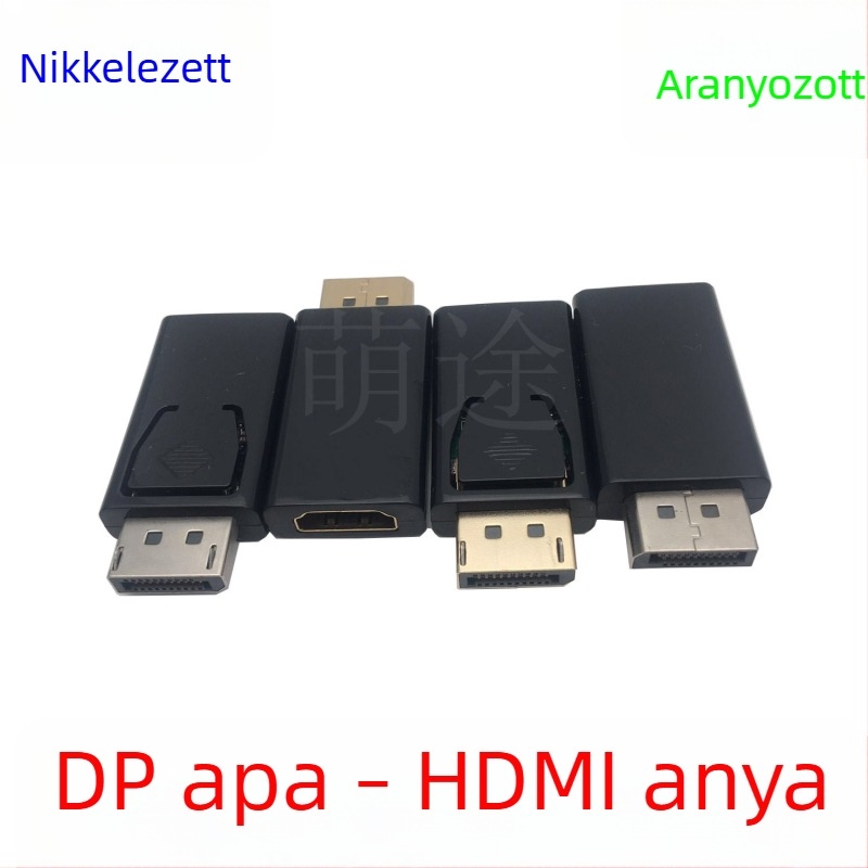 DisplayPort–HDMI adapter, HDMI női csatlakozó, 4K felbontás