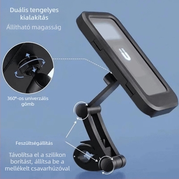 Kerékpáros telefon-tartó – Zunying, műanyag, általános stílus, testreszabható