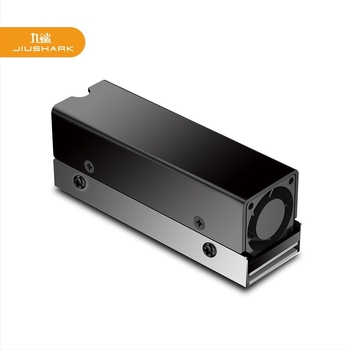 JIUSHARK M.2 2280 SSD hűtőventilátor, PCIe 5.0, alumínium hűtőbordás, hidraulikus csapágy, 8000 RPM