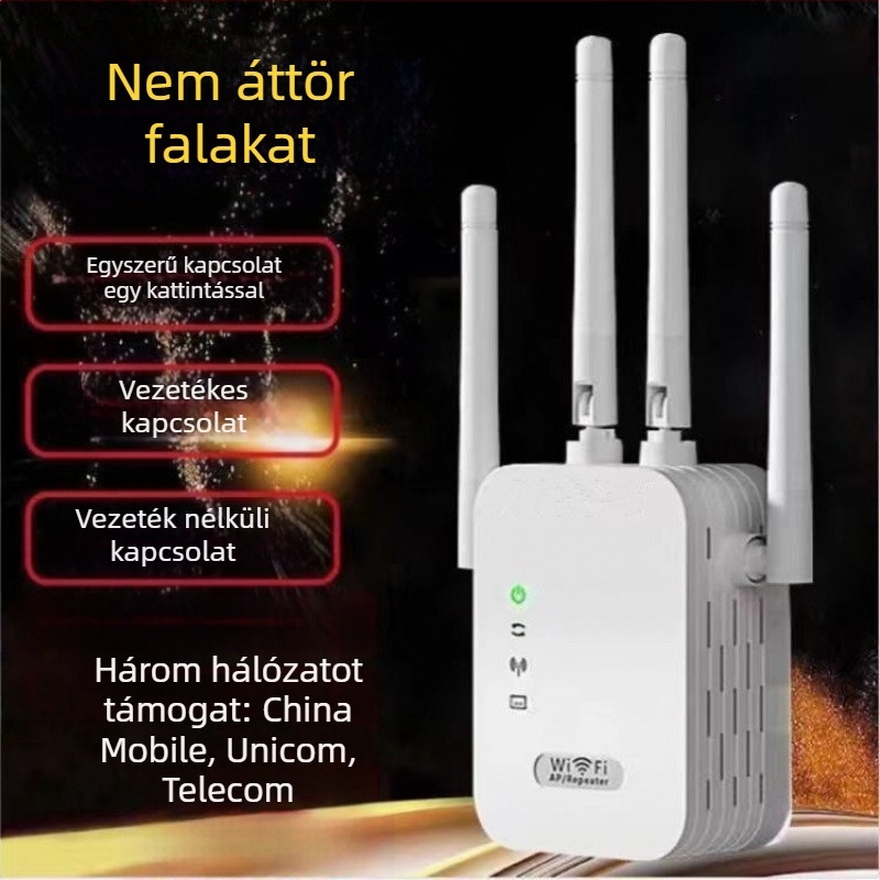 5G kettős sávos WiFi ismétlő és jelerősítő otthoni routerhez