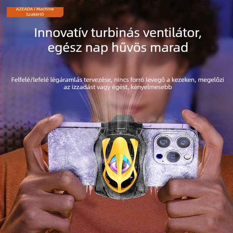 Telefonhűtő félvezető hűtéssel, mágneses klipsz, modell AZ-X03, 10W, Type-C csatlakozás