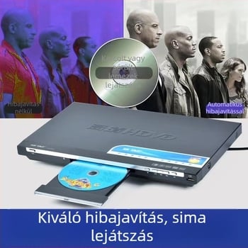DVD lejátszó HDMI kimenettel, USB MP3 lejátszás, modell 390, 220V, 10W