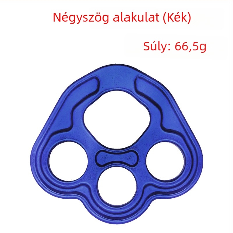 Négylyukú erőlemez leeresztő készülék hegymászáshoz – YC1254, 7075-ös alumínium ötvözet, 100 db/doboz, Yao Chuang