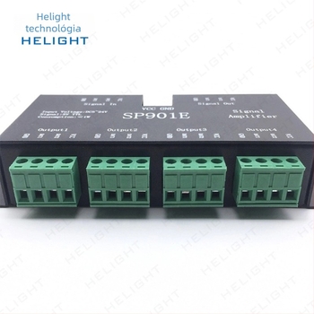 SP901E LED szalagvezérlő SPI jelű terminál interfésszel, 5–24V, IP20